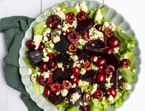 Beetroot and cherry salad