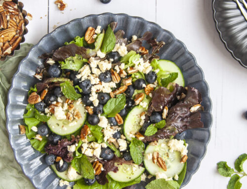 Blueberry pecan salad
