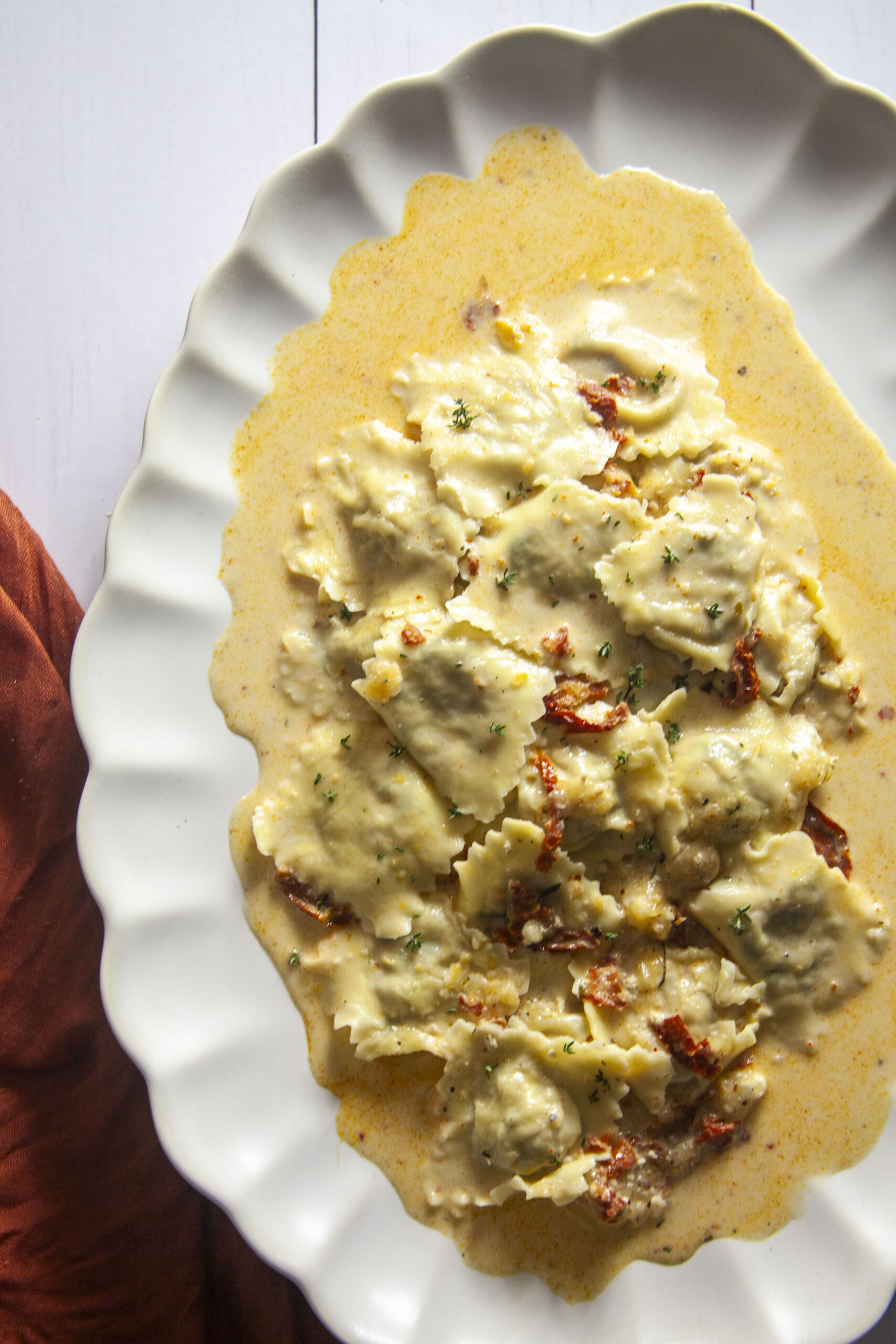 Marry me chicken ravioli