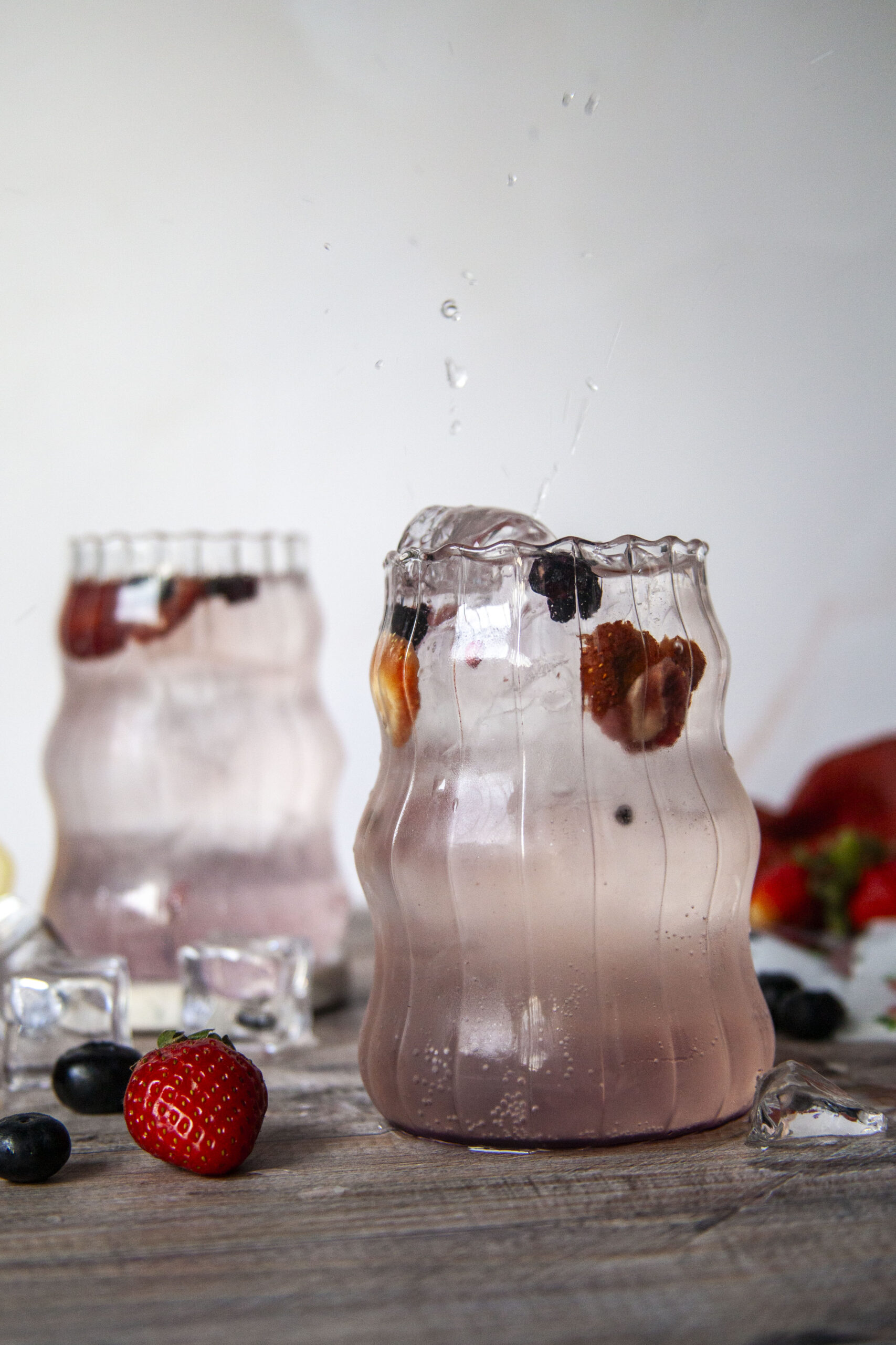 Lavender Pepper Berry Fizz