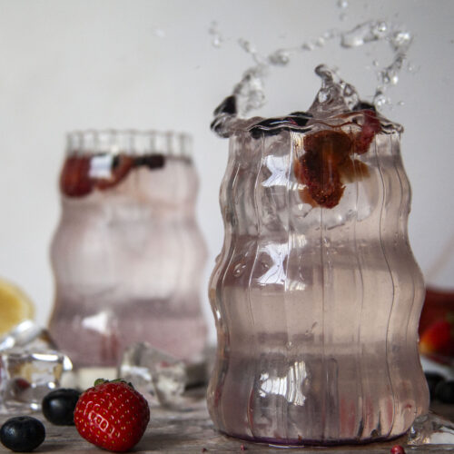 Lavender Pepper Berry Fizz