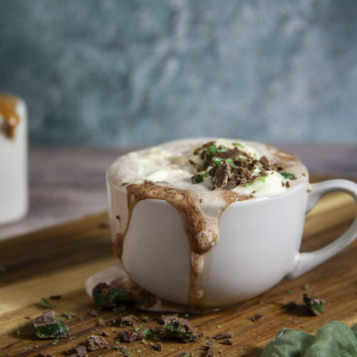 Peppermint Crisp Hot Chocolate