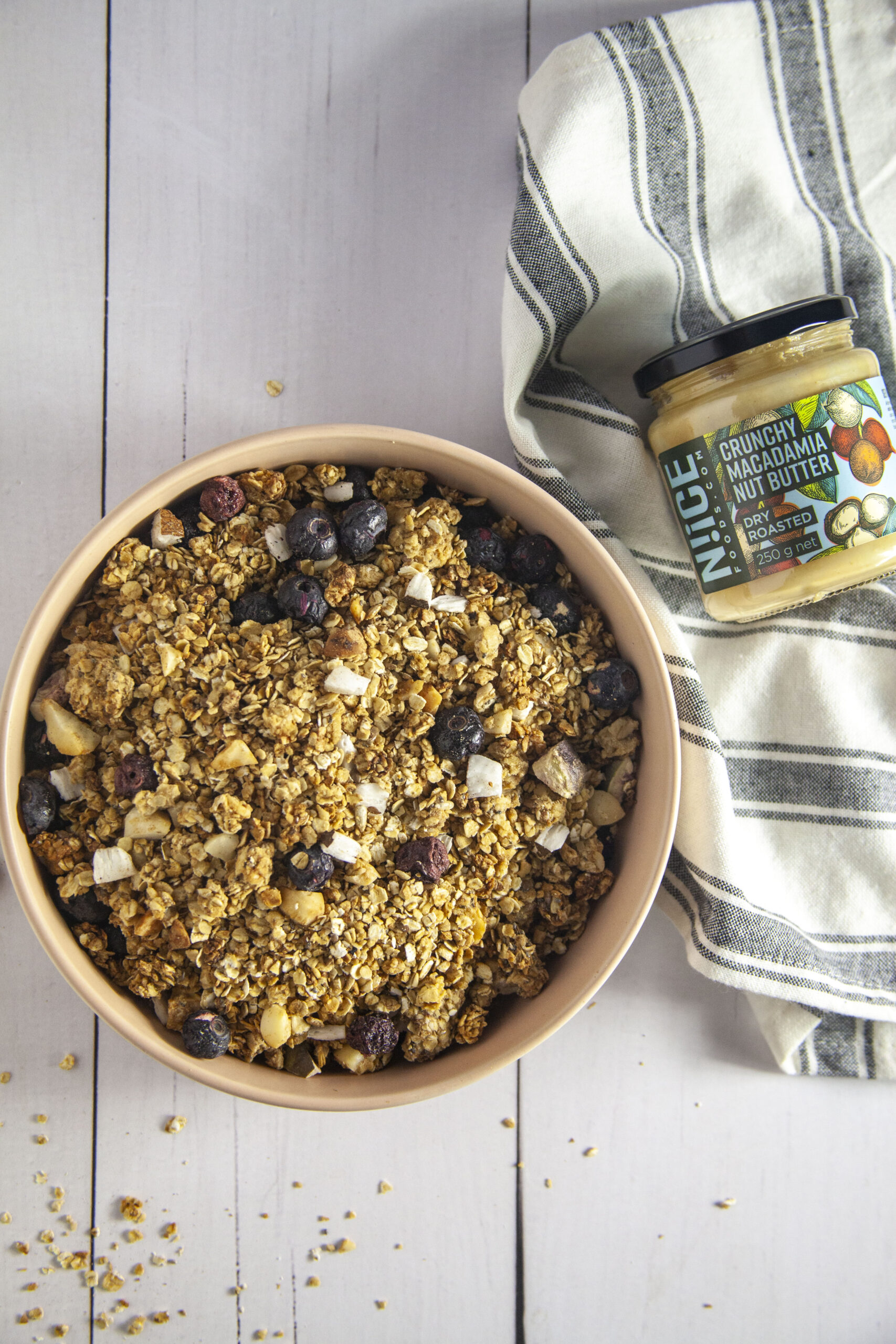 Coconut and Blueberry Granola